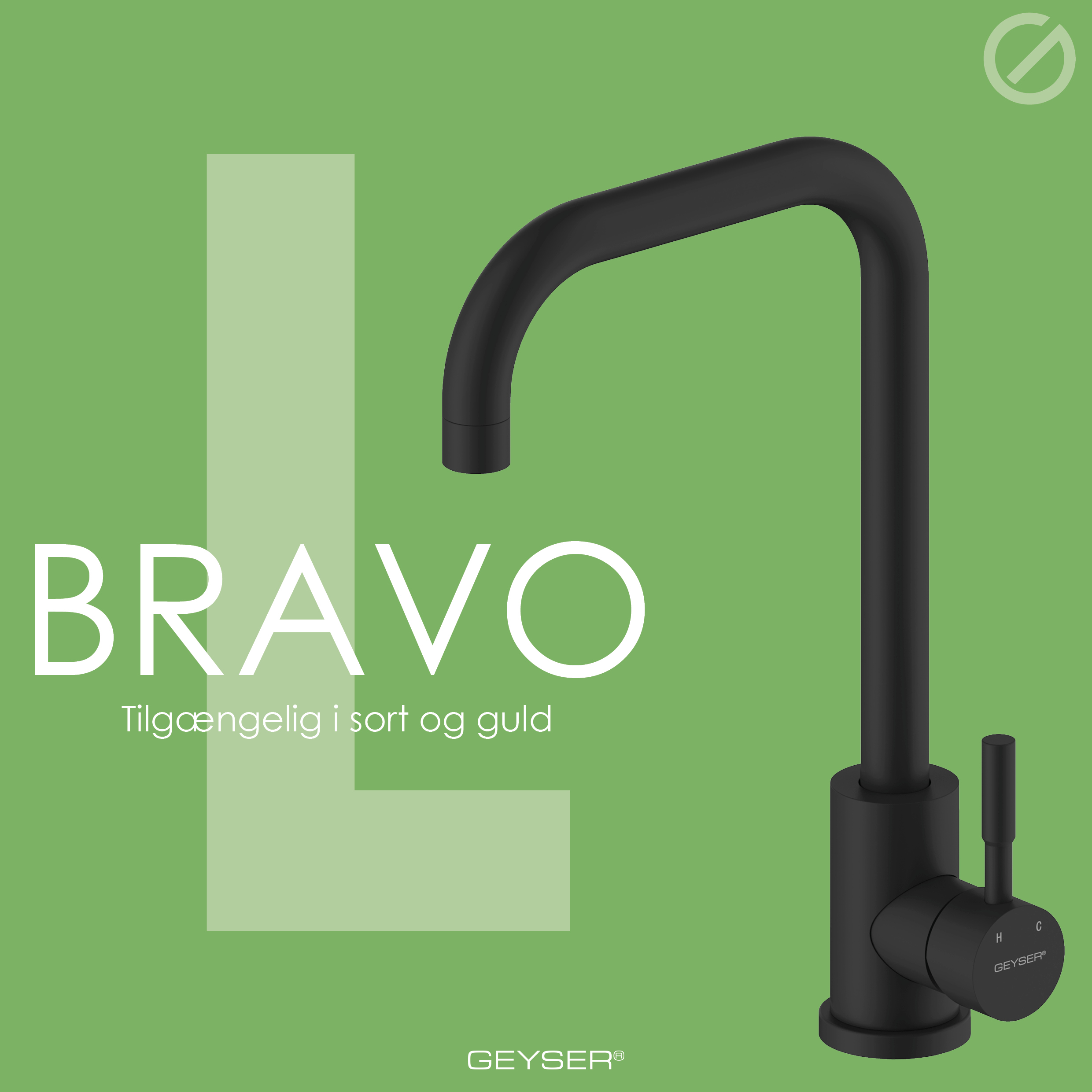 GEYSER® Bravo L køkkenarmatur