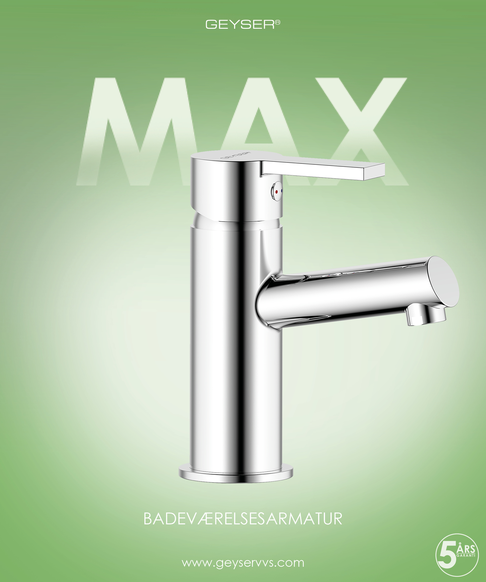 GEYSER® Max håndvaskarmatur