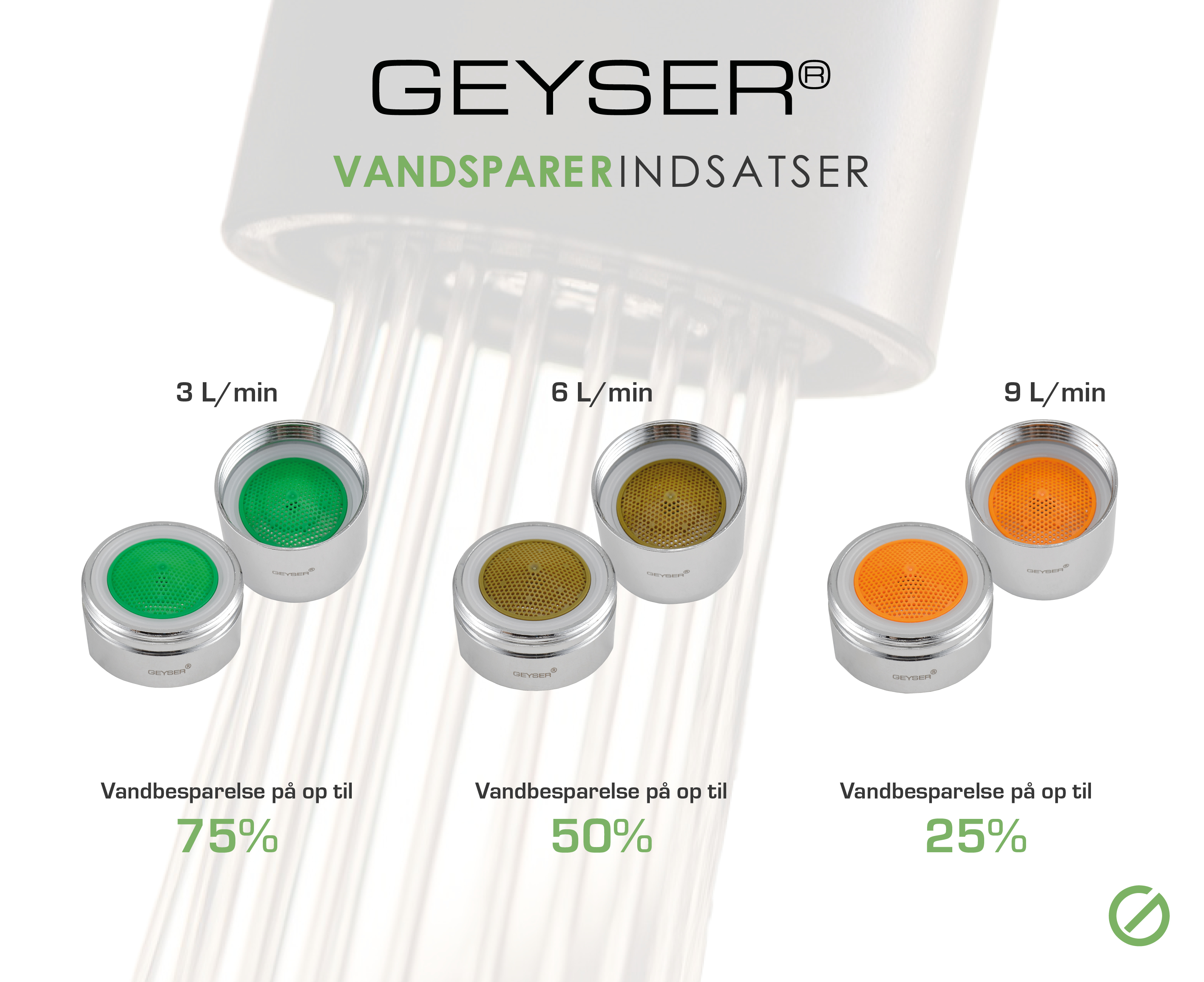 GEYSER® vandsparerindsatser