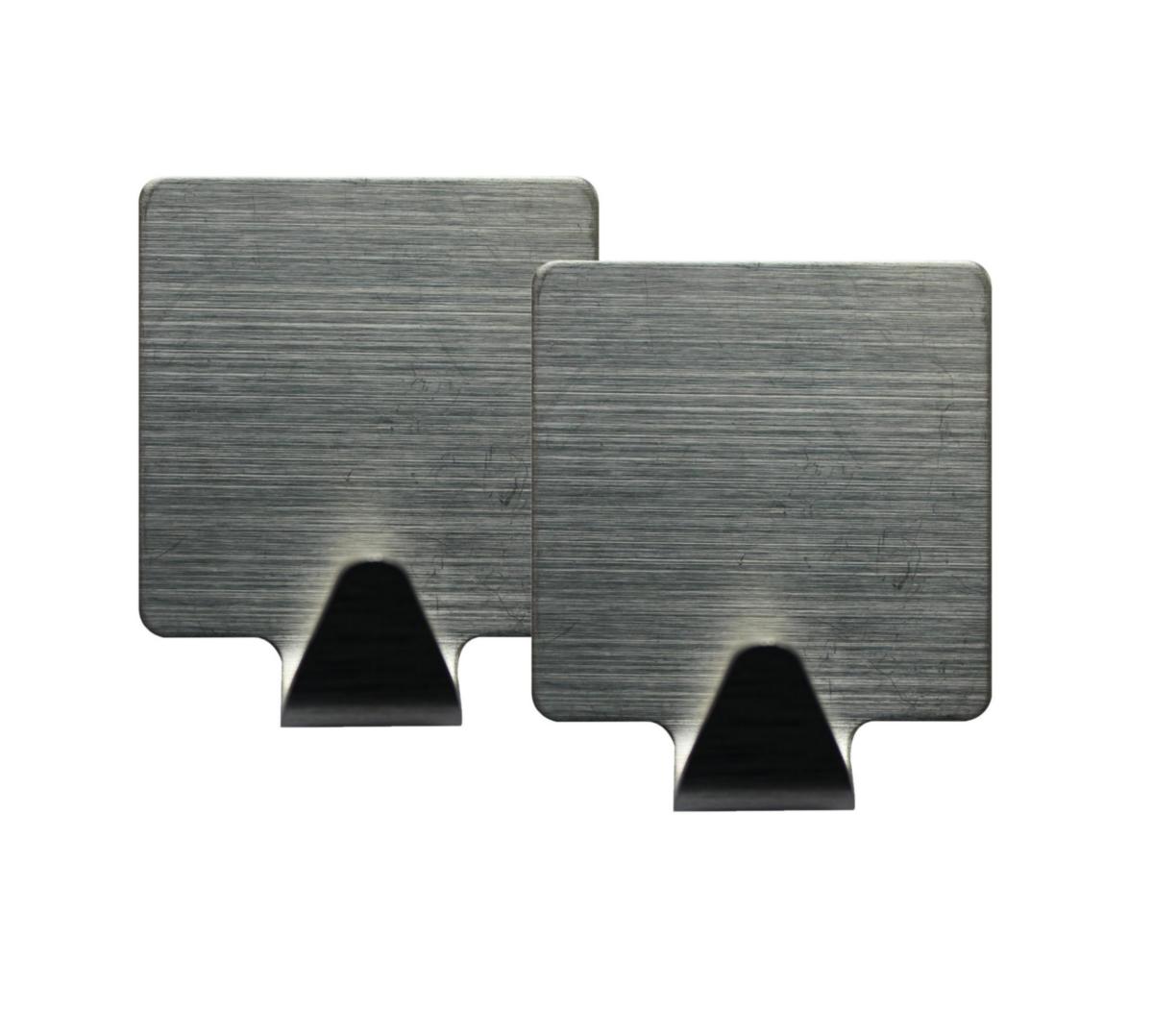 TARGET® 4-kant krog medium - TARGET 4-kant krog medium 2 stk. selvklæbende steel