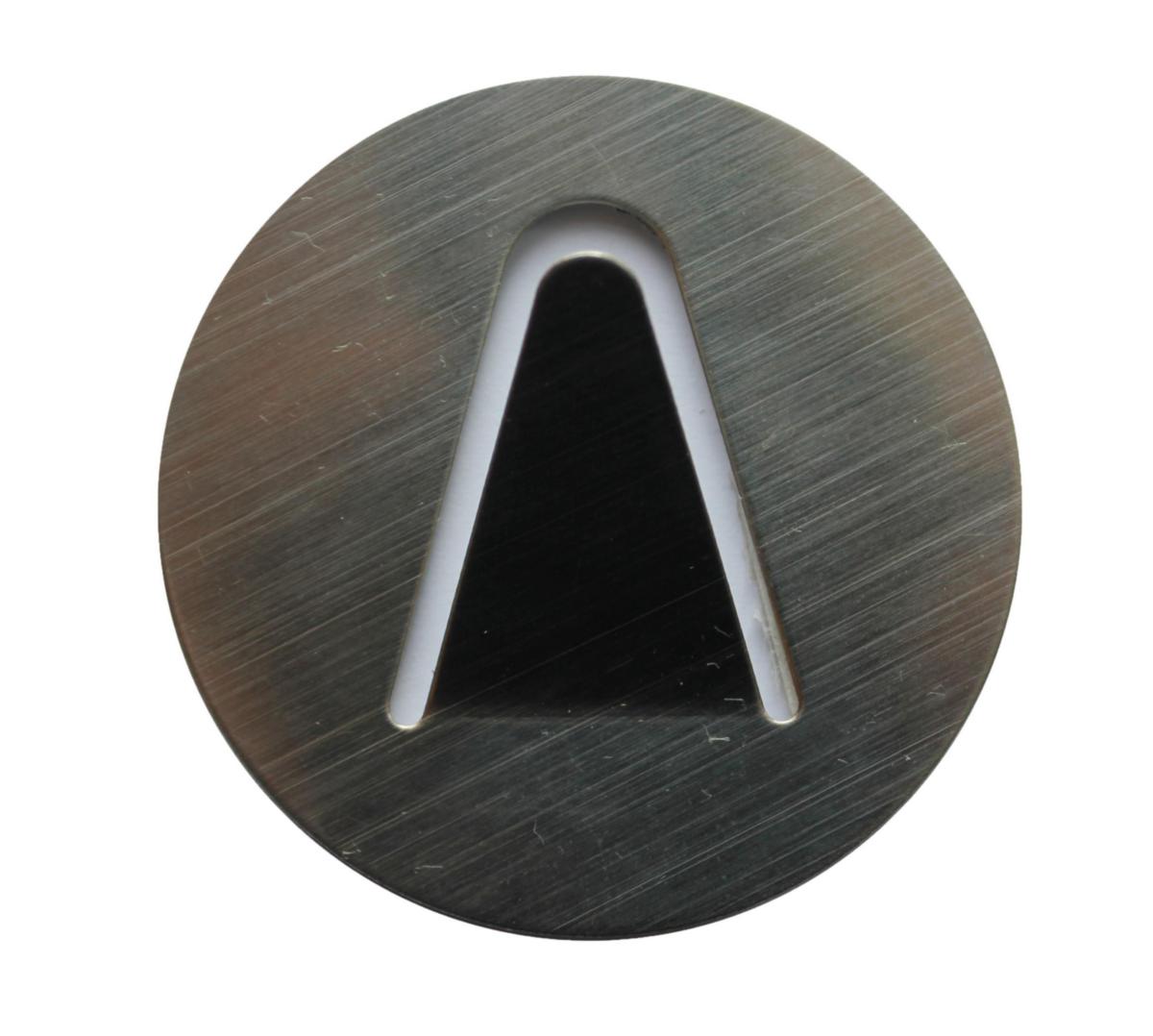 TARGET® rund krog A - TARGET rund krog "A" 1 stk. selvklæbende steel