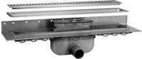 Purus afløbsrendesæt 900mm RIB 50mm vandret udløb