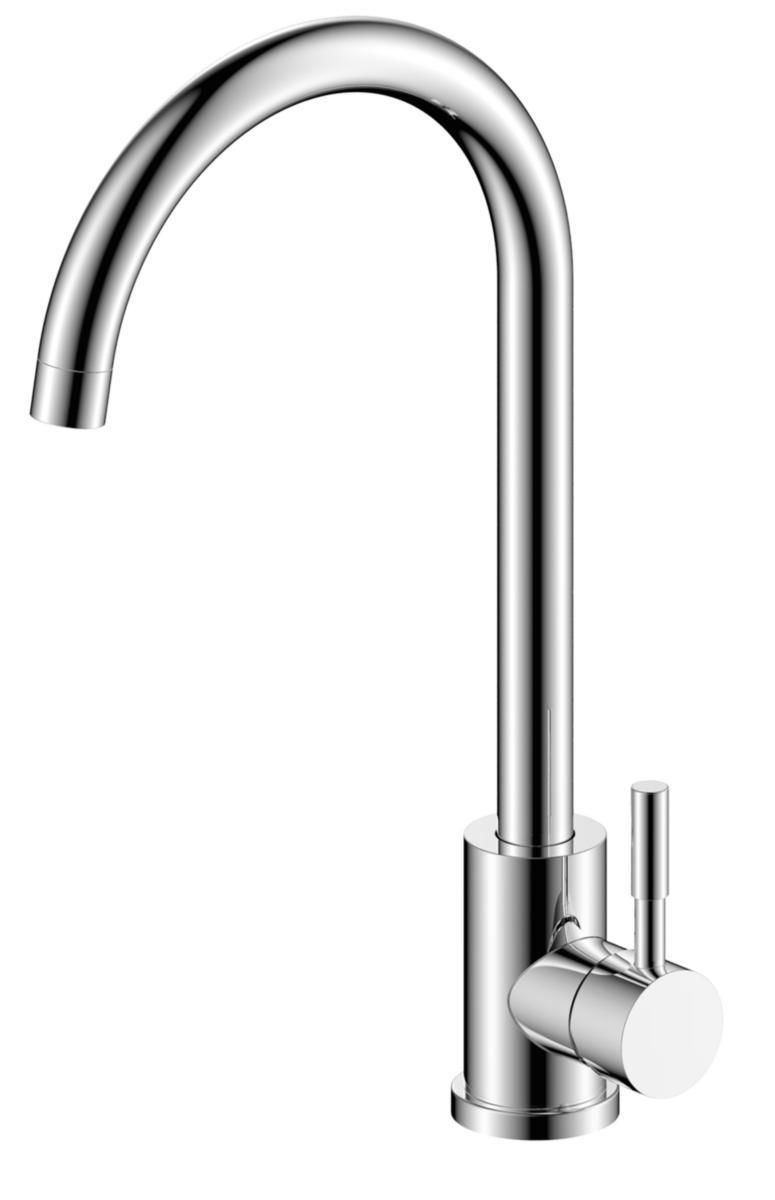 GEYSER® Alpha køkkenarmaturer - GEYSER Alpha U køkkenarmatur rustfrit stål krom