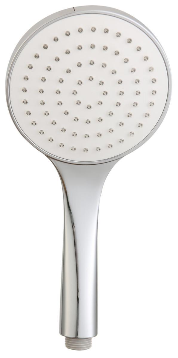 ADORA® Håndbruser 1-spray Ø120, krom/hvid - ADORA Verum 120 håndbruser 1 spray, krom/hvid