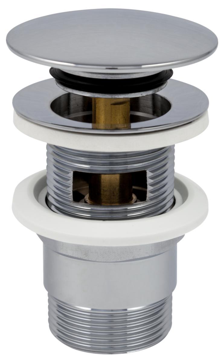 ADORA® bundventil - ADORA Bundventil 1 1/4" krom Med udv. pop-up prop Overløb