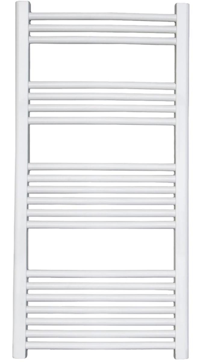 Håndklædetørrer buet 600x1200 mm hvid - Håndklædetørrer buet 600x 1200 mm CC552 mm hvid