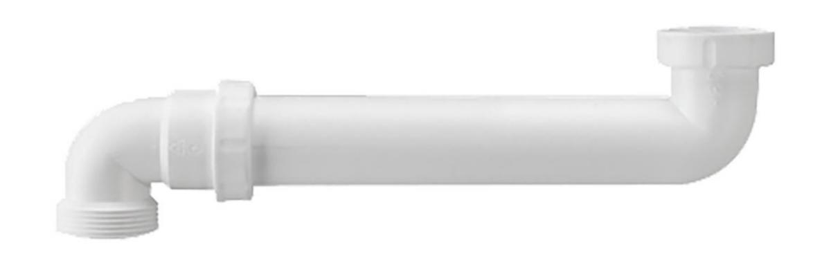 Modulrør til køkkenafløb 1½x1½" variabel - Modulrør til køkkenafløb 1½ x 1½ variabel 100-290mm, hvid