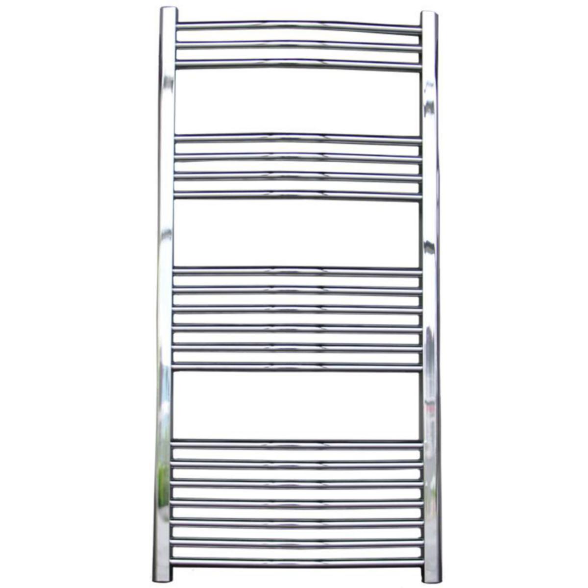 Håndklædetørrer buet 600x1200 mm krom - Håndklædetørrer buet 600x 1200 mm CC552 mm krom