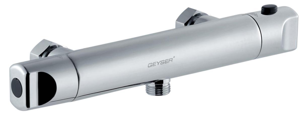 GEYSER® Rex termostat brusearmatur - GEYSER Rex termostat bruse- armatur, krom
