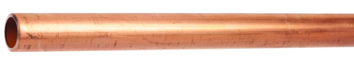 Kobberrør - Kobberrør 12 mm x 1000 mm hård