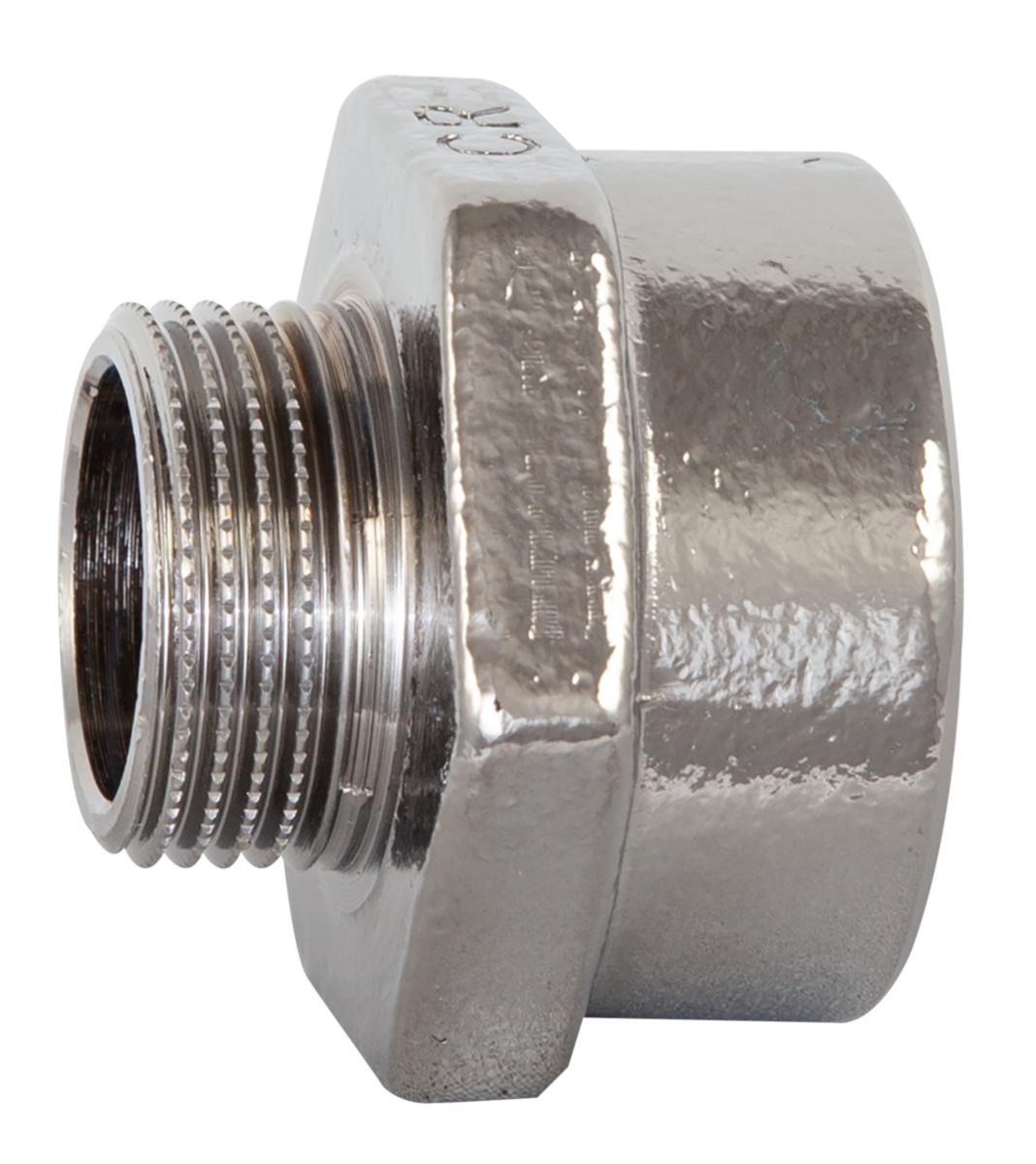 Krom spidsmuffe - Spidsmuffe 1 x 1/2 forkromet