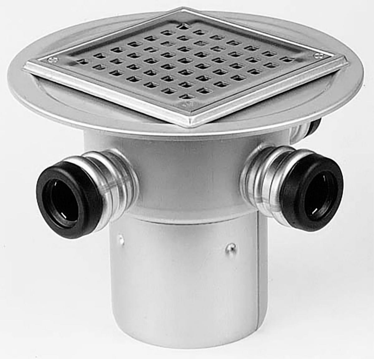 BOLIGAFLØB TYPE 351 110 MM F/SMØREMEMB. - Afløbsskål lodret med studs, smørememb.