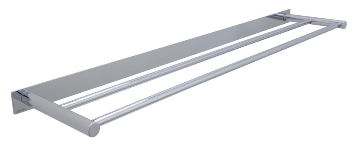 ADORA® håndklædestang. Krom - ADORA håndklædestang dobbelt 60 cm, krom