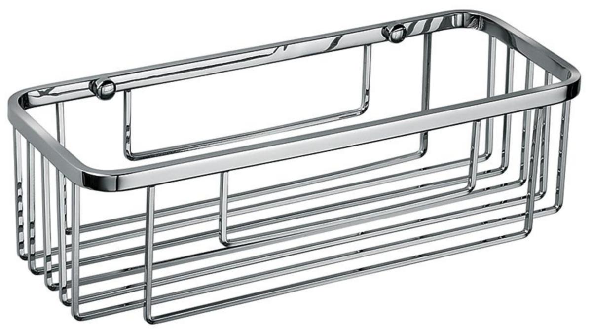 ADORA® Trådkurv rektangulær - ADORA trådkurv rektangulær 90x300x120mm rustfri stål/krom