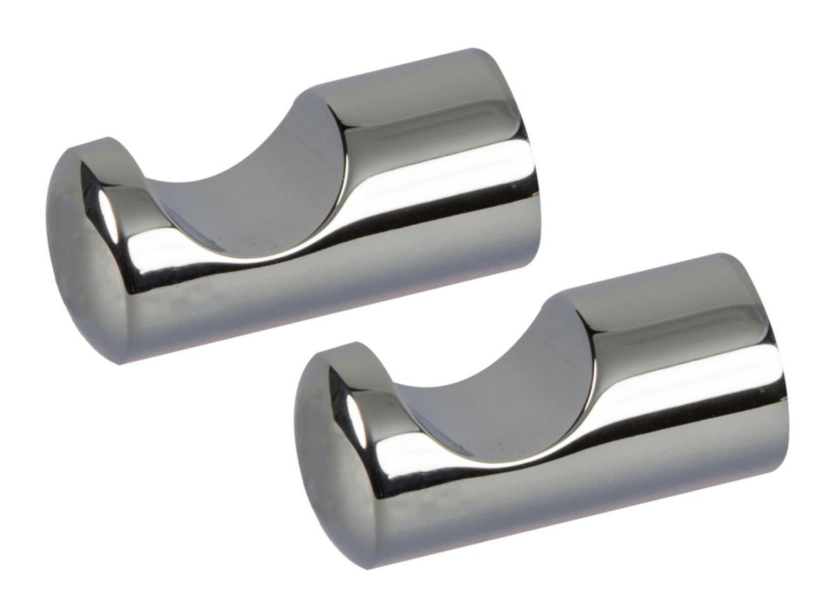 TARGET® håndklædekrog - TARGET håndklædekrog 2 stk. krom cylinder