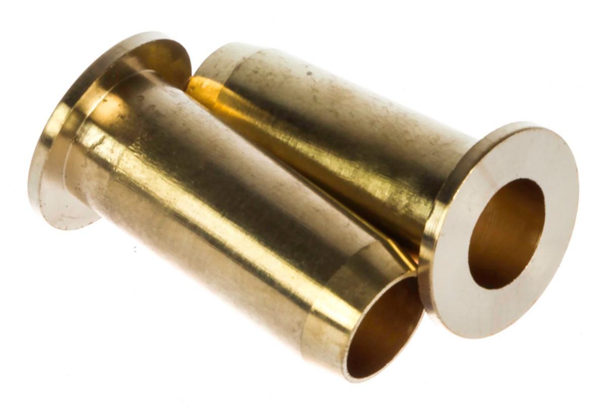 Støttebøsning til PEX - Støttebøsning til PeX 12 mm 2 stk. messing