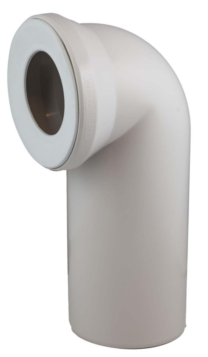 Klosetbøjning - Klosetbøjning 110 mm x 90 gr hvid