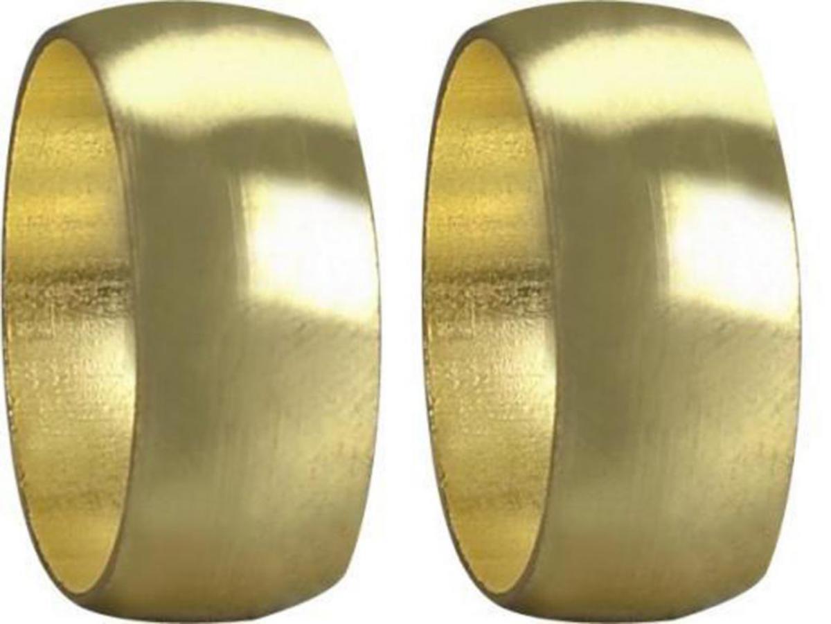 Klemring til kobberrør - Klemring til kobberrør 12 mm 2 stk. messing