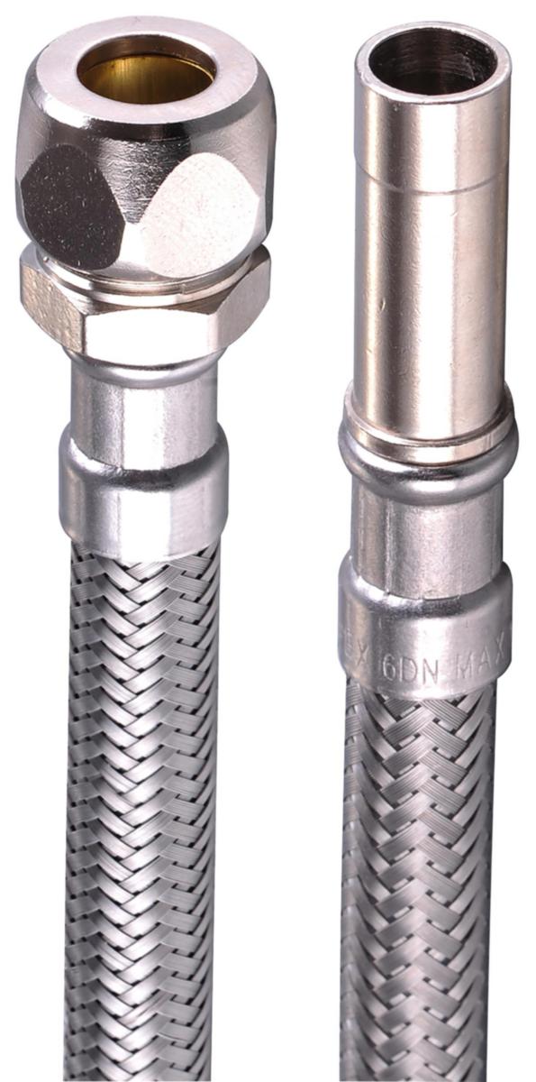 KOMBI FLEX® forlængerslanger 10 mm klemring x 10 mm - KOMBI FLEX forlænger slange 10 mm klemringx10 mm 25 cm