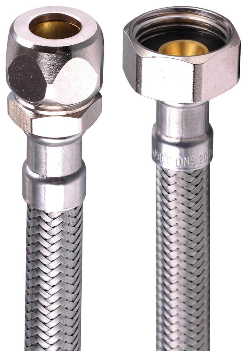 KOMBI FLEX® forlængerslanger 10 mm x 1/2" - KOMBI FLEX forlænger slange 10 mm klemring x 1/2"x25 cm