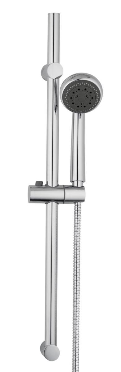 ADORA® brusestangsæt 5-spray, krom - ADORA Mirantur 85 brusestang- sæt 5 spray, 700x25mm, krom