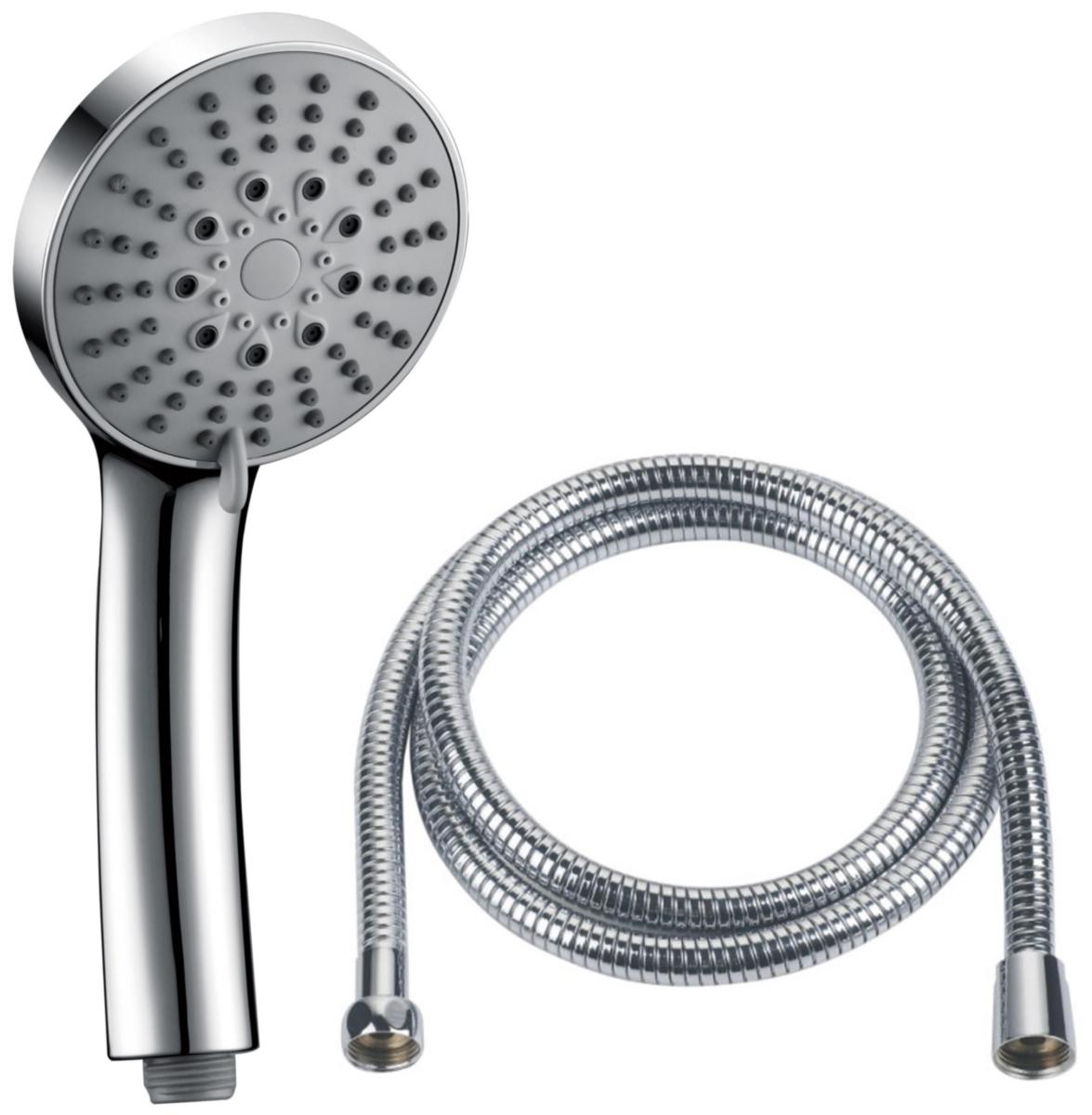 ADORA® Håndbruser 6-spray Ø100 inkl. slange, krom - ADORA Magis 100 håndbruser 6-spray, slange 1.5m, krom