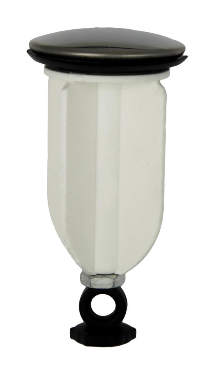 Prop til bundventil 1 1/4" med løft-op prop - Prop til bundventil løft-op prop plast/krom
