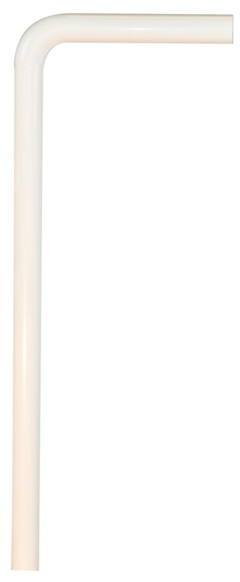 Afløbsrør til håndvask 32 mm vinkel 220x680 mm hvid - Afløbsrør til håndvask 32 mm vinkel 220x680 mm plast hvid