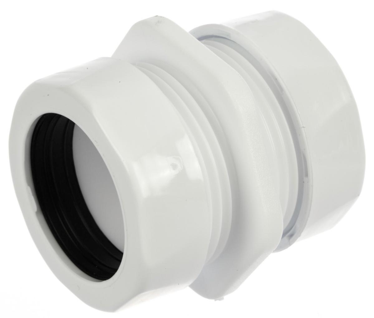 Samlemuffe til plast afløbsrør - Samlemuffe til plast afløbsrør 1 1/4" 32x32 mm hvid