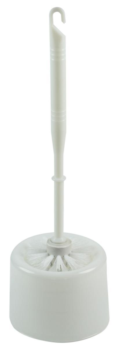 TARGET® toiletbørste lav model - plastik til gulv, hvid - TARGET toiletbørste lav model plastik til gulv, hvid