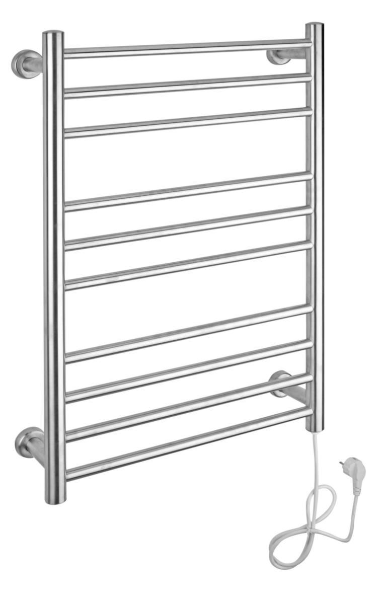 ADORA® håndklædetørrer rustfrit stål - ADORA el-håndklædetørre 85watt 78x50cm poleret rustfrit stål
