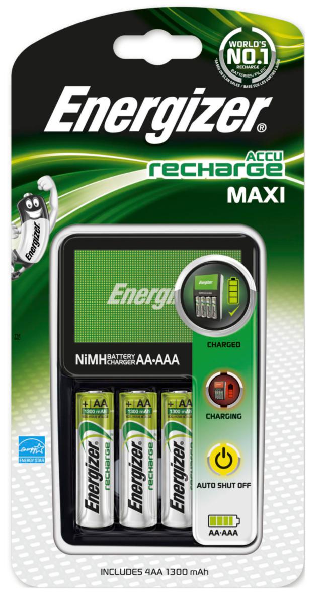 Lader Accu Maxi 4AA-AAA - Lader Accu Maxi 4AA-AAA inkl. 4 AA 2000 mAh