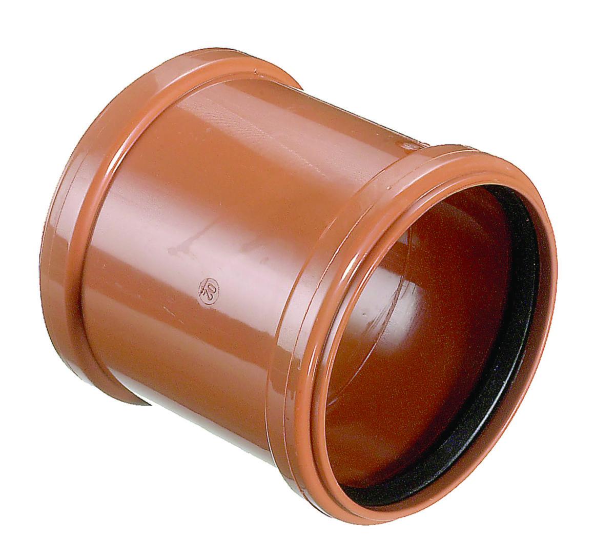 Røde rør kloakskydemuffe - Kloakskydemuffe 110 mm rød