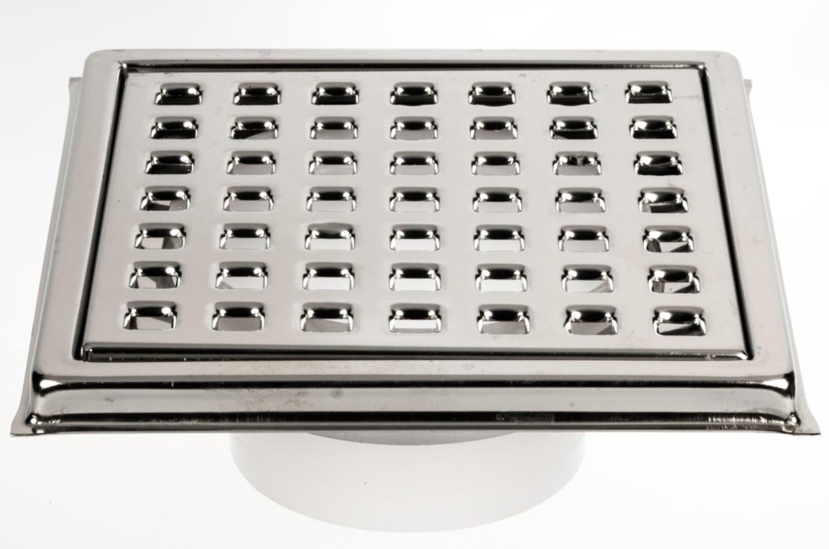 HFH afløbsrist/ramme med tragt - HFH afløbsrist/ramme med tragt 136/155 mm rustfrit stål