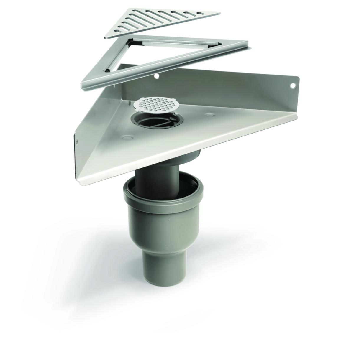 Unidrain sampak, Corner - Unidrain sampak model Corner